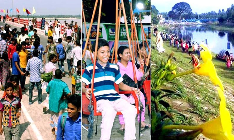 Rangpur draws massive tourists during Eid holidays  