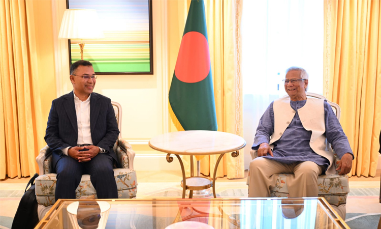 Prof Yunus-Tarique Rahman meeting begins in London