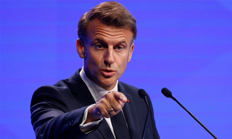 Macron says Israel has 'right to defend itself'