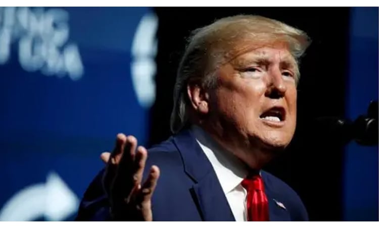 Trump says if Iran attacks, 'full strength' of US military will 'come down'