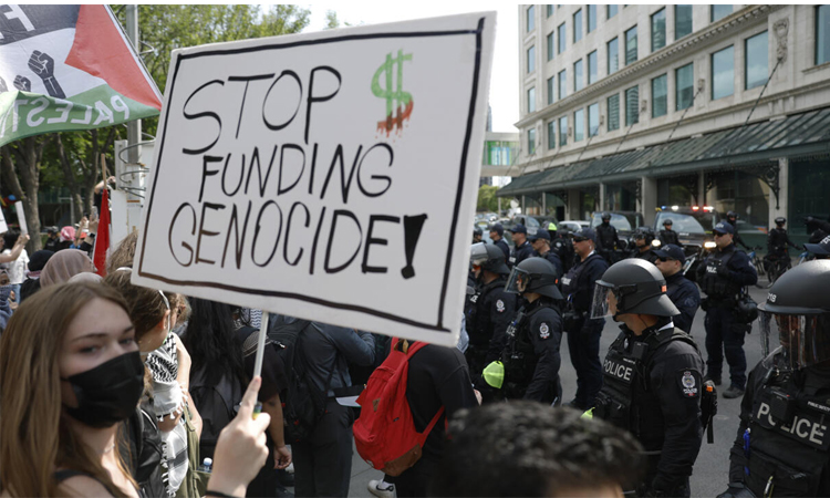 G7 protests hit Calgary with leaders far away