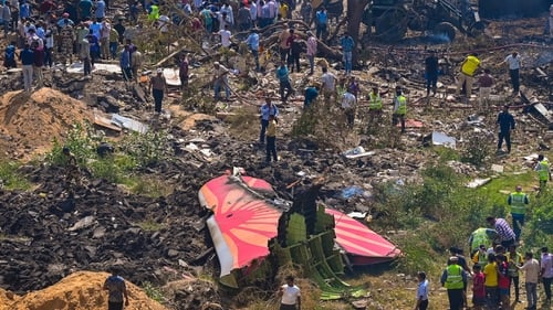 Relatives wait for remains after Air India crash 