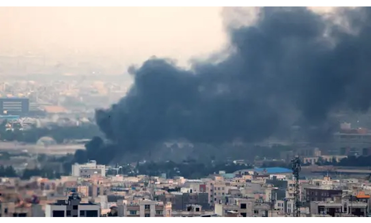 Three died in Israel strike on Iran state TV, broadcaster says