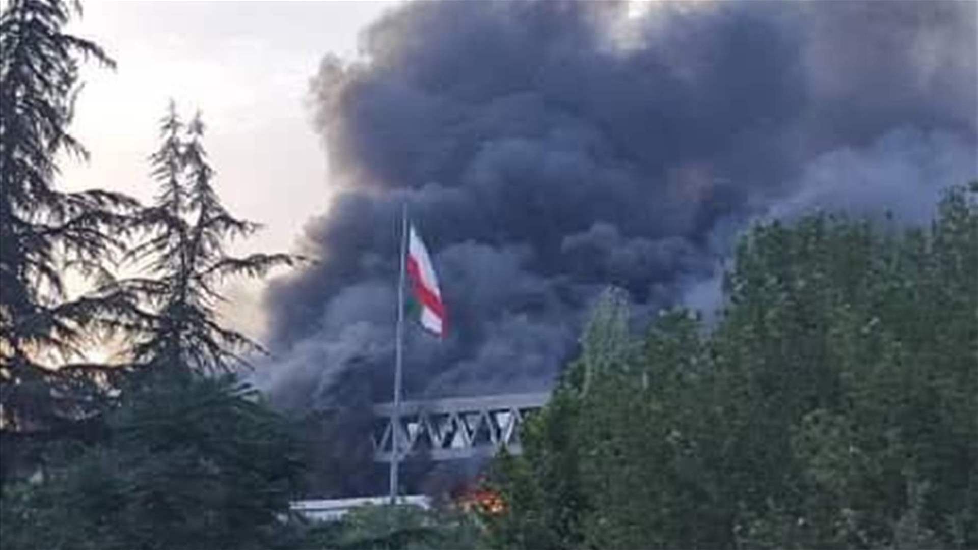 Fire erupts at strike-damaged Iran state TV HQ: broadcaster