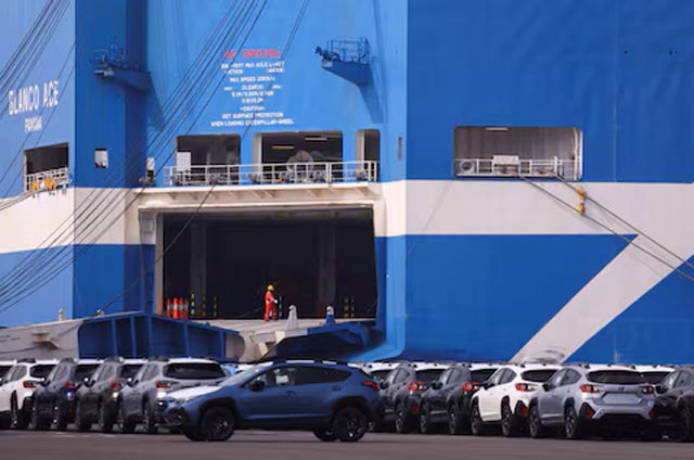 Japan's auto exports to US drop after tariffs