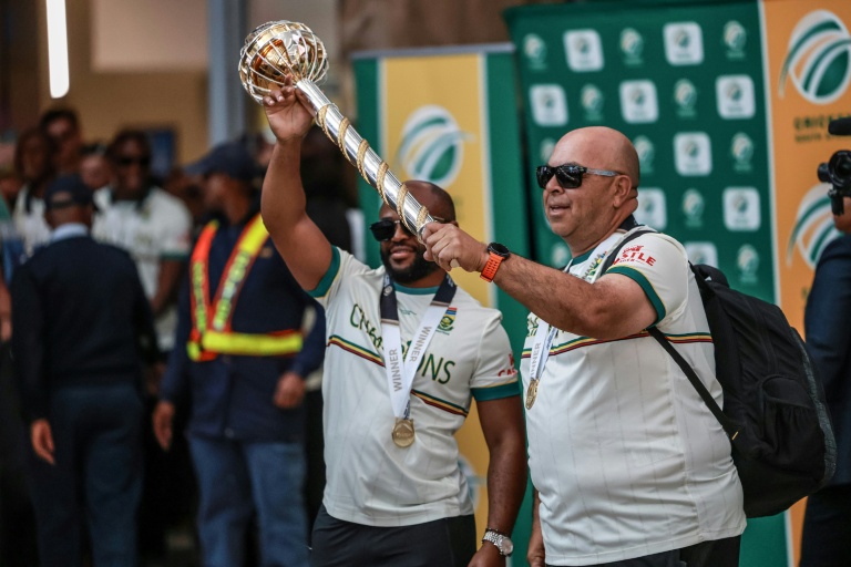 South Africans welcome home Test champions the Proteas