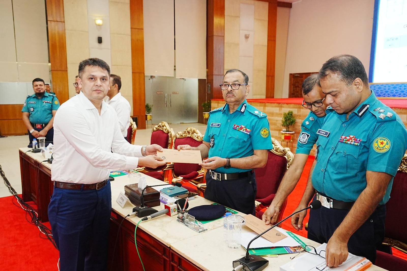 DMP officers, crime divisions awarded for best performance in May