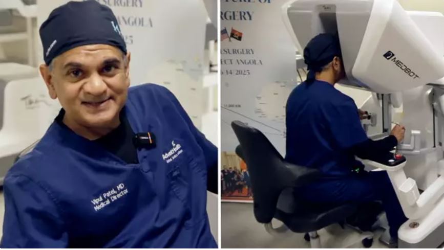 Angolan operated by doctor 7,000 miles away in 'Africa first'