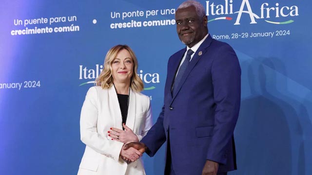 Meloni trumpets plan to boost African economies at EU summit