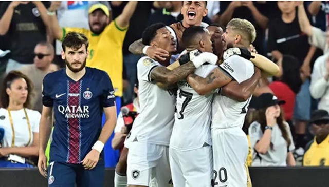 PSG stunned by Botafogo in Club World Cup upset