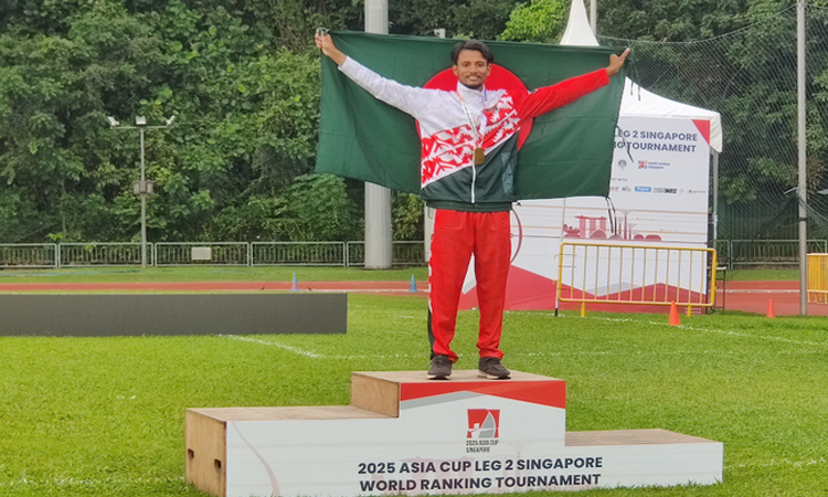 Alif wins gold in Asia Cup Archery