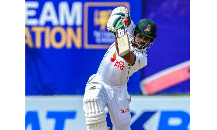 Shanto becomes first Bangladeshi batter to hit tons in both innings twice