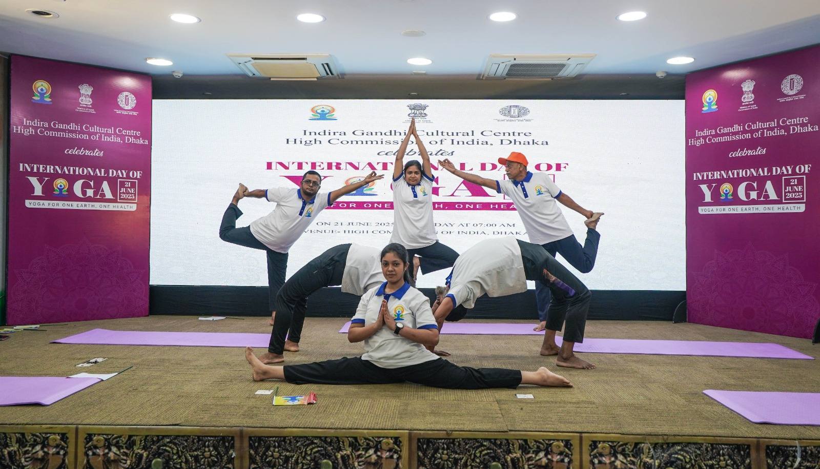 11th Int'l Yoga Day celebrated in Dhaka 