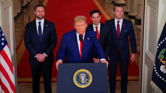 Trump says US bombs Iran nuclear sites, joining Israeli campaign