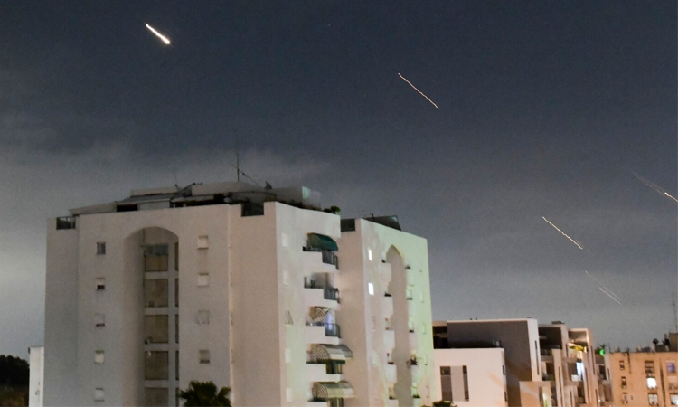 Israeli army says working to intercept missiles launched from Iran