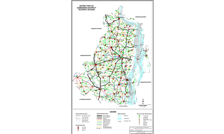 Water level in major rivers rises in Gaibandha