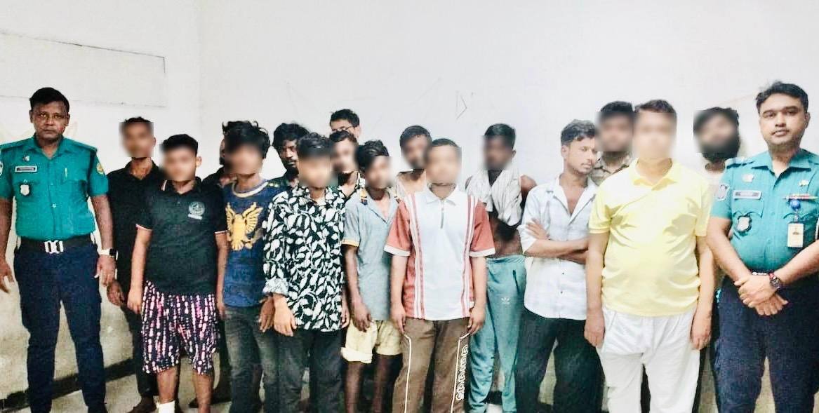 16 held in Mohammadpur 
