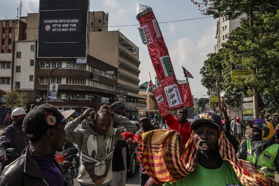 Thousands of Kenyans take to the streets for protest anniversary