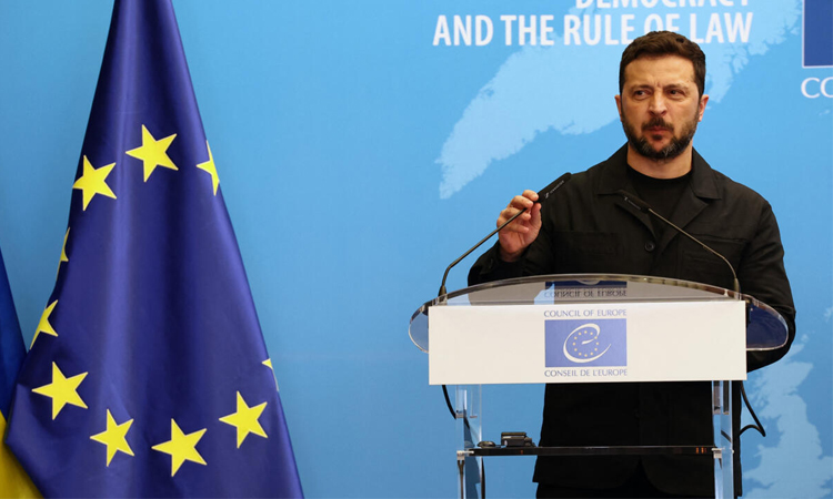 Zelensky, Europe rights body sign accord for Ukraine war tribunal