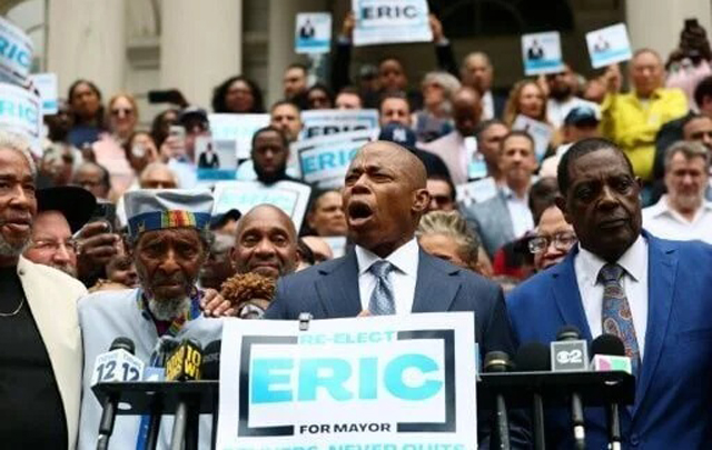 NYC mayor launches re-election bid slamming Democrats' Mamdani