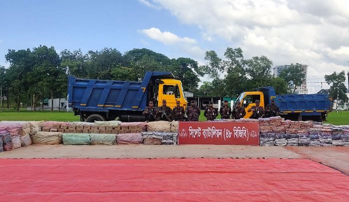 Smuggled goods worth Tk 7.5cr seized in Sylhet