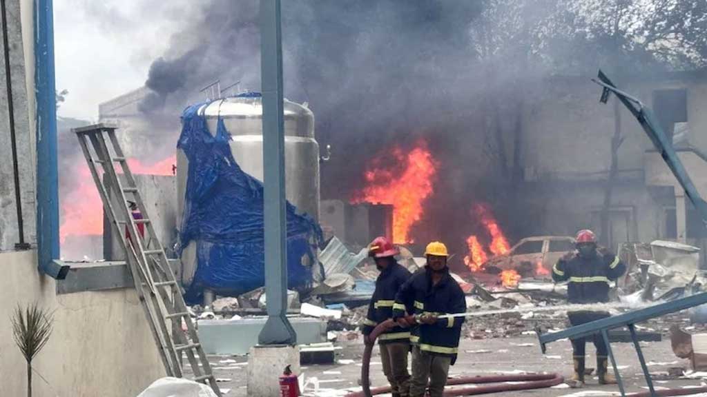 India chemical factory blast kills at least 12 