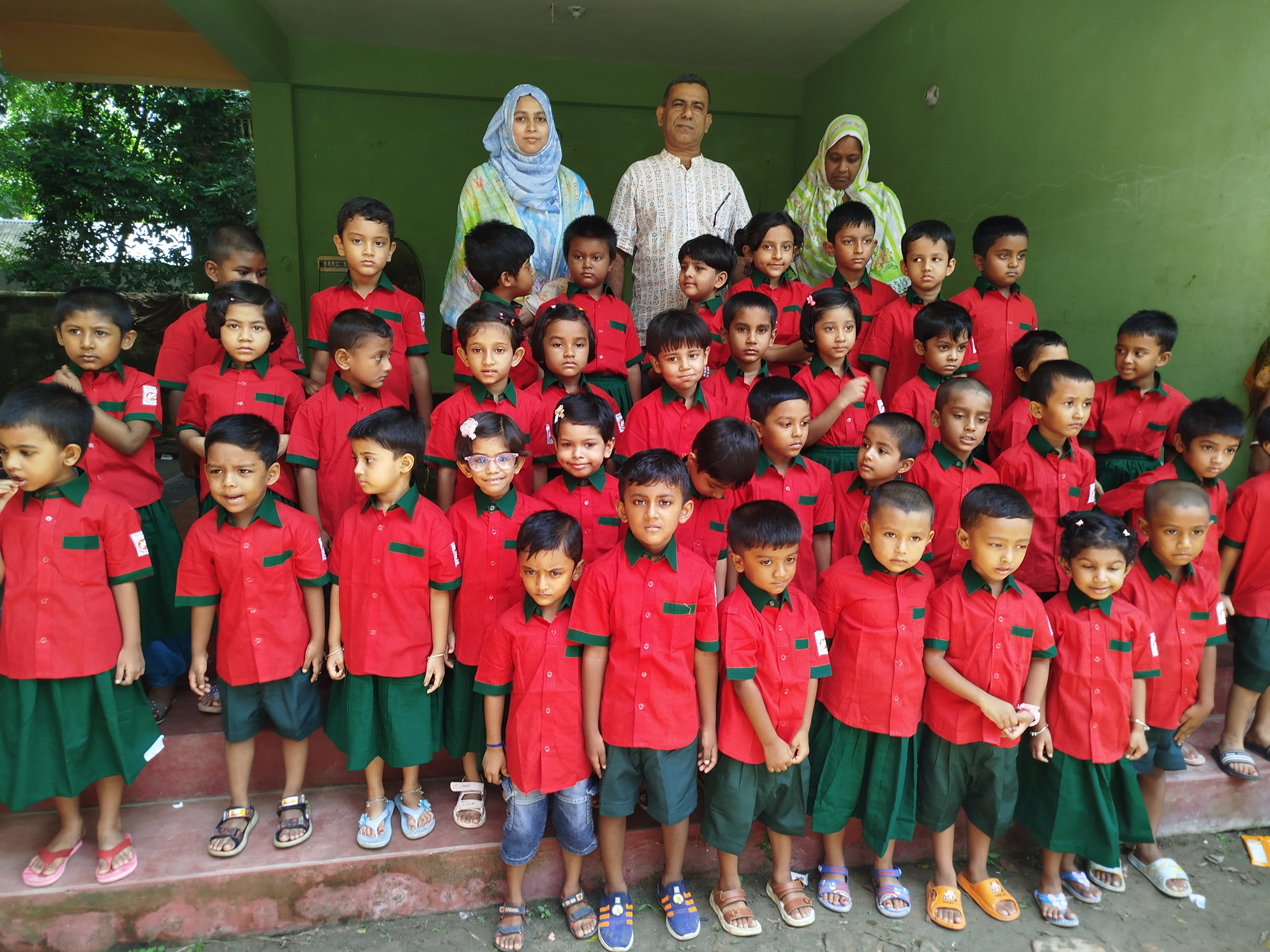 60 children get free uniforms in Narail 
