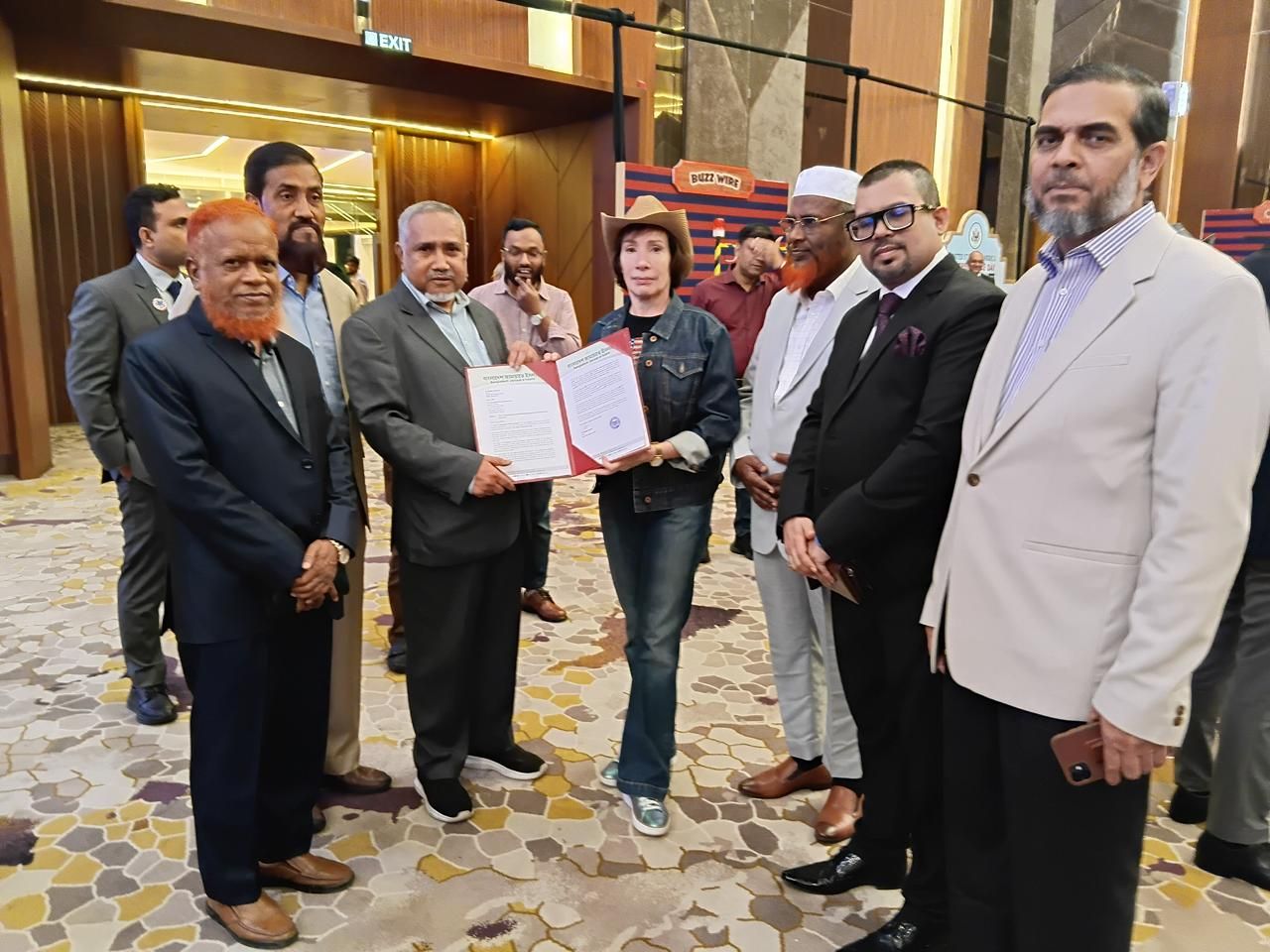 Jamaat delegation attends US Independence Day Celebration in city