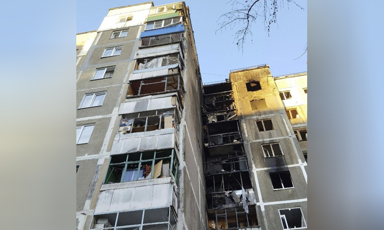 Ukrainian drone debris kills elderly woman in Russia