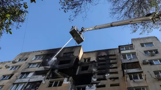 Russian missile strike kills two in Ukraine's Odesa