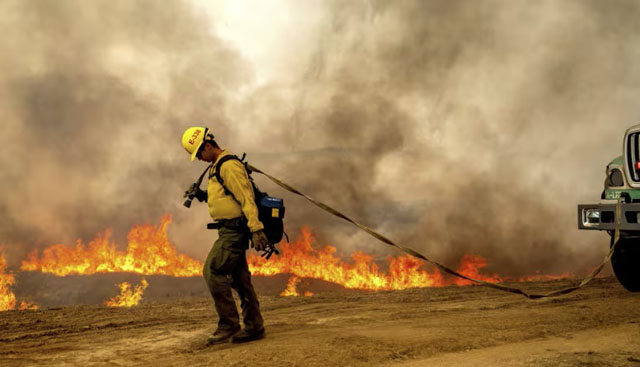California battles biggest wildfire of the year