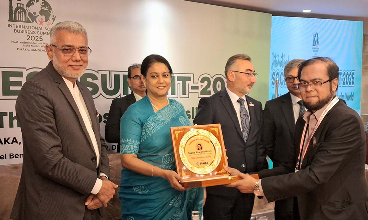 Rizwana calls for Muslim world’s leadership in achieving three zeros goal