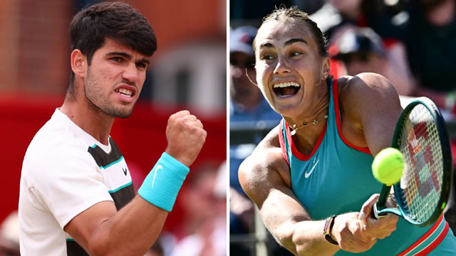 Alcaraz faces reformed Rublev as Sabalenka eyes Wimbledon glory
