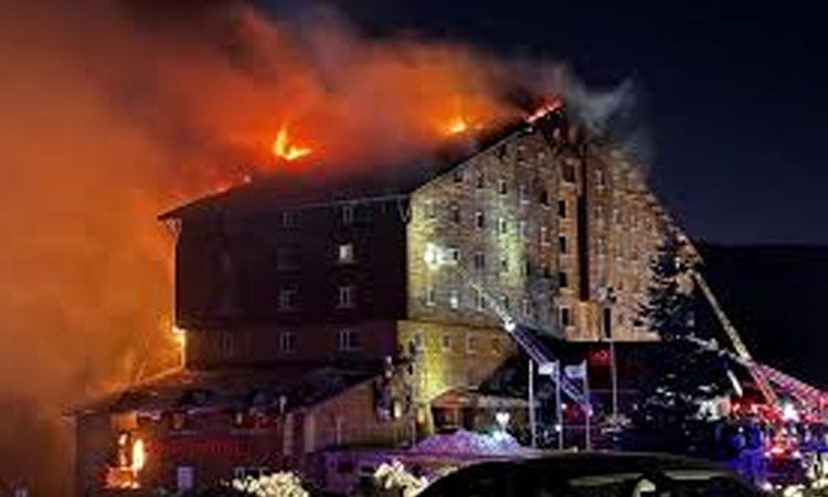 32 go on trial over fatal hotel fire in Turkey
