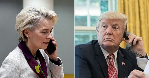 EU chief, Trump had 'good exchange' by phone Sunday