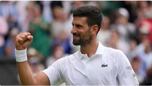 Djokovic stays on track for Wimbledon glory under Federer gaze