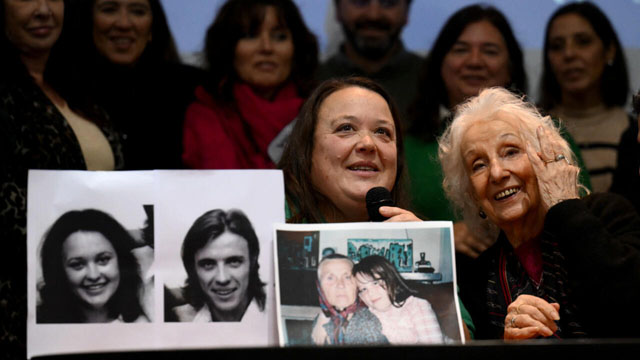 Now 48, man becomes 140th 'stolen grandchild' tracked in Argentina
