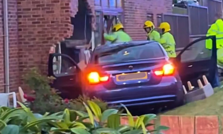 Pensioners killed as car in police chase crashes into UK old age home
