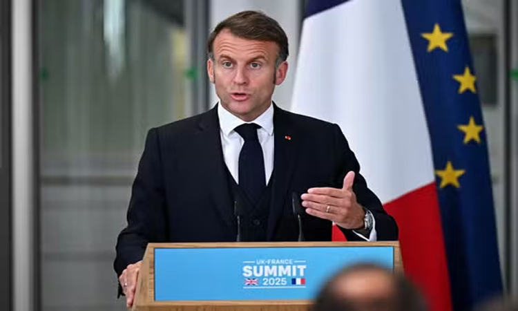 Macron calls on EU to 'defend European interests' in US tariff talks