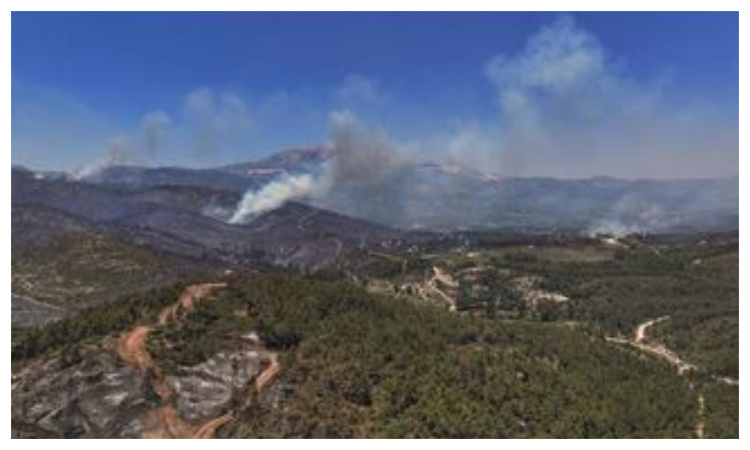Syria says wildfires contained after 10 days