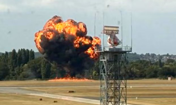 Small plane crashes at London regional airport