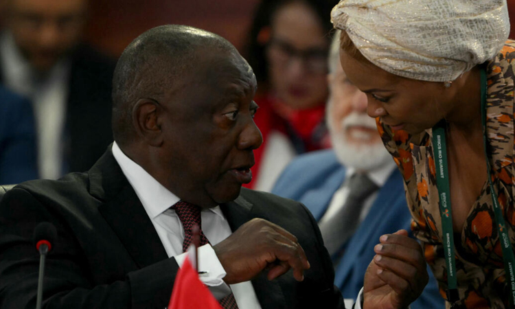 S.Africa police minister suspended after corruption allegations