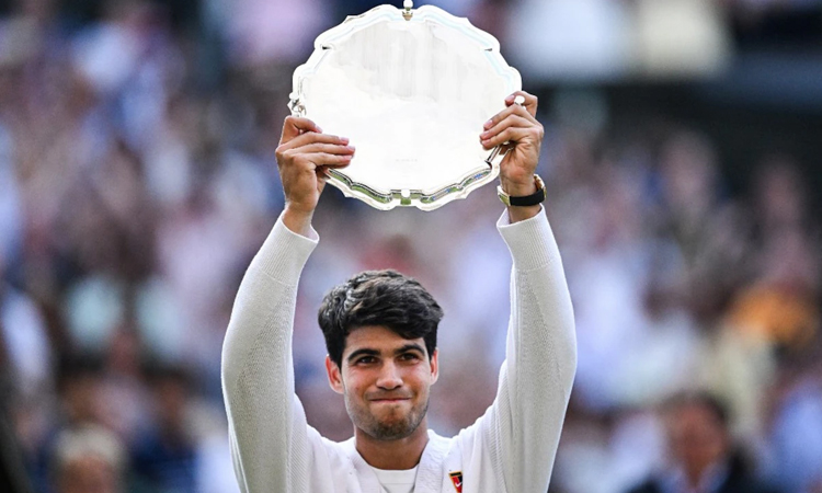 Sinner downs Alcaraz to win first Wimbledon title