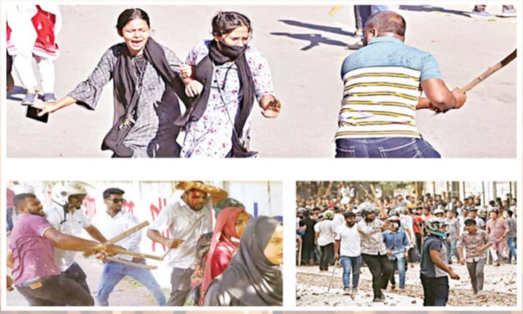 DU turns into battlefield after BCL attacks quota protesters July 15