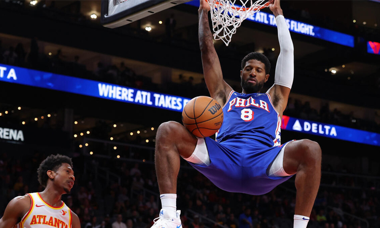 NBA Sixers forward George undergoes left knee surgery