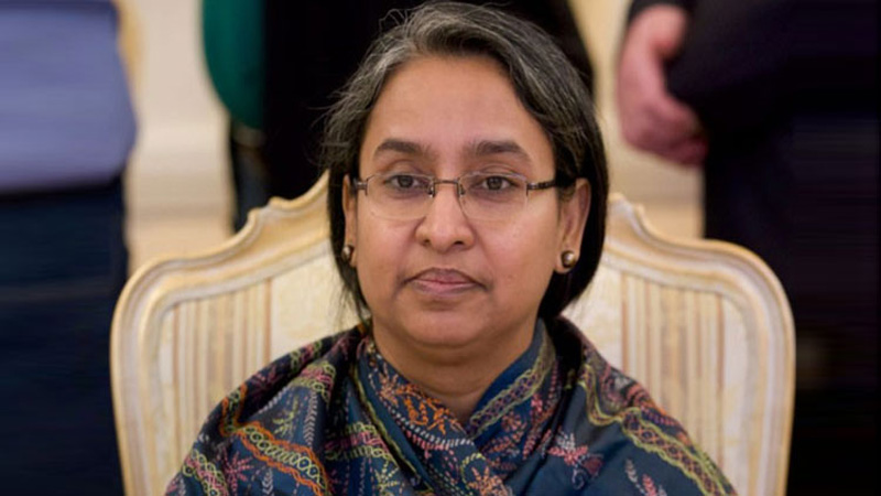 Dipu Moni shown arrested in graft case