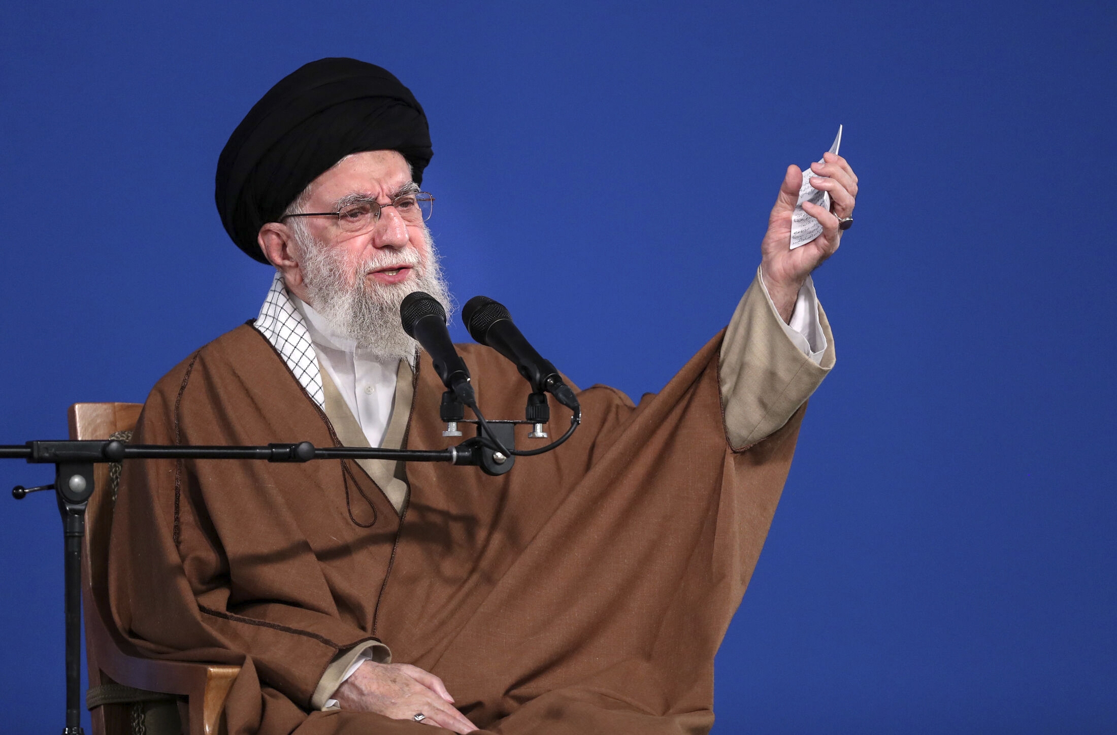 Khamenei says Israel war meant to 'overthrow system' in Iran