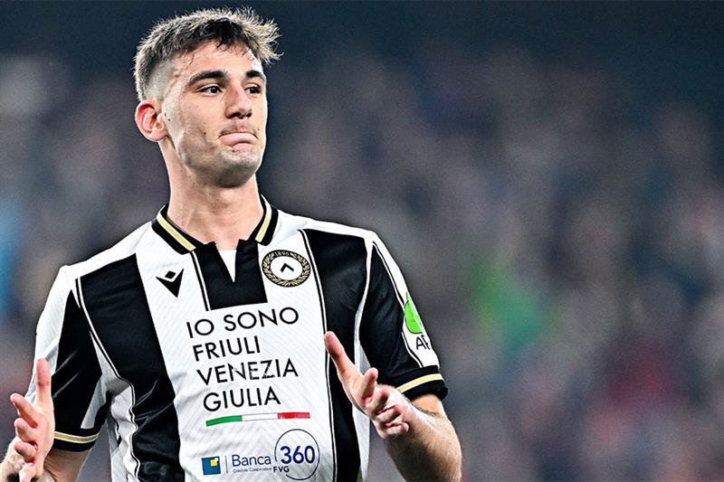 Napoli sign Udinese forward Lorenzo Lucca