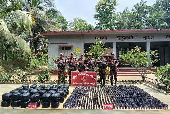Huge drugs, smuggled goods seized in Cumilla