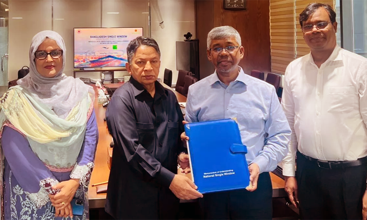 MoU signed between NBR, BAERA on using Bangladesh Single Window (BSW) system